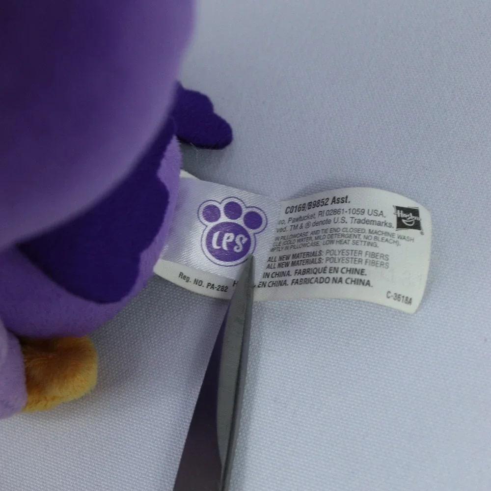 Littlest Pet Shop Plush Pairs Lilac & Owlette Nocturna Owl Purple LPS Hasbro